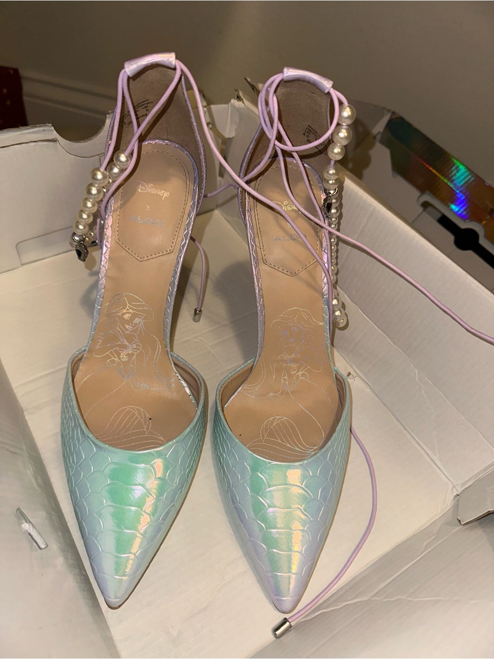 Disney x Aldo Seaslipper Ariel Princess High Heel Shoe - Picture 11 of 16
